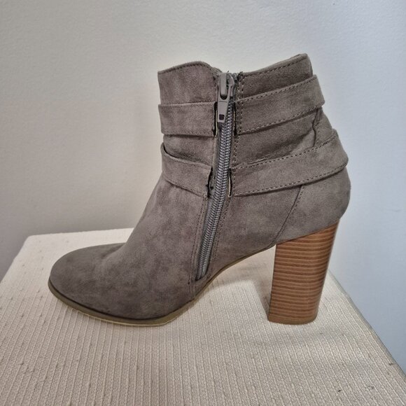 Faux Suede Booties - Picture 3 of 11